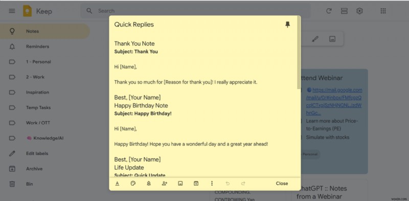 ปลดล็อกประสิทธิภาพการทำงาน:7 คุณสมบัติลับของ Google Keep ที่ทำให้ขั้นตอนการทำงานของคุณง่ายขึ้น 
