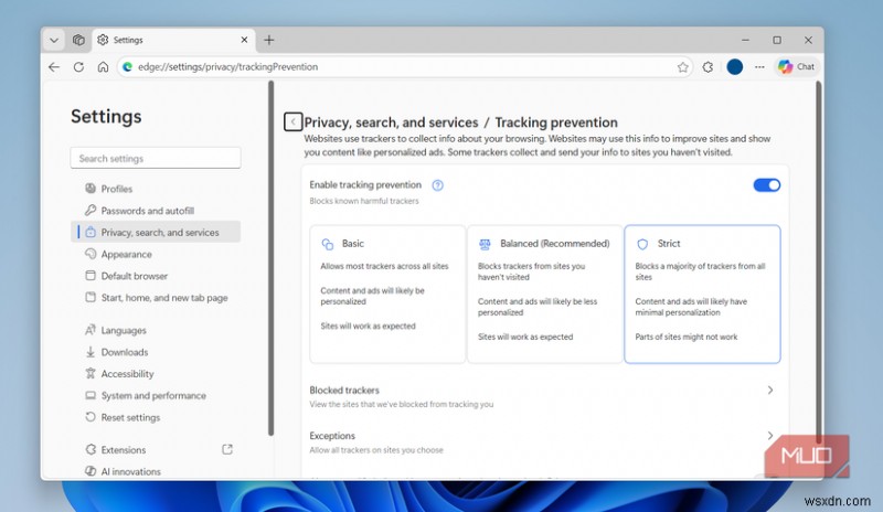 Secure Microsoft Edge:การตั้งค่าที่สำคัญ 4 ประการเพื่อความเป็นส่วนตัวขั้นสูงสุด 