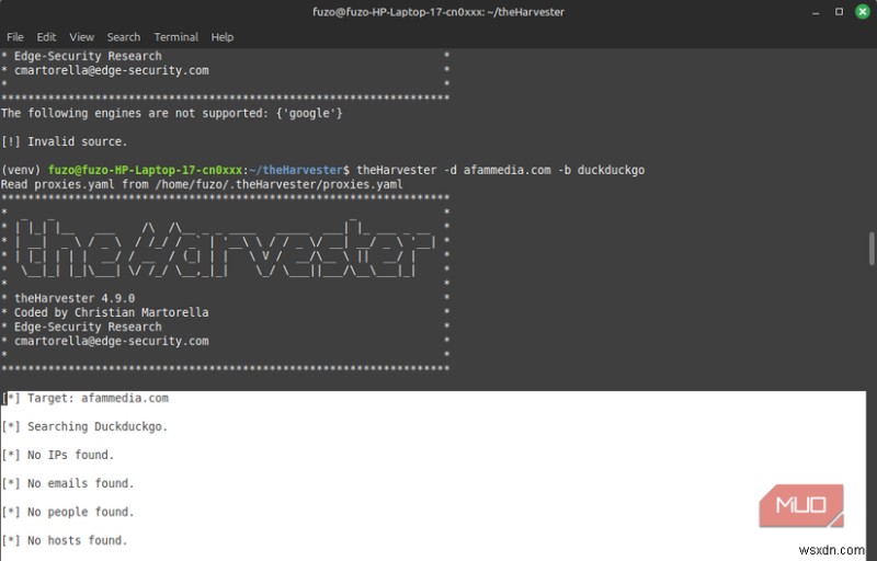 จัดทำแผนที่รอยเท้าออนไลน์ของคุณทันทีด้วยเครื่องมือ Linux ขั้นสูงนี้ 