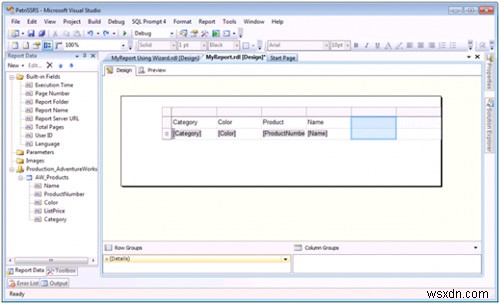 วิธีสร้าง แก้ไข และส่งออกรายงานใน SQL Server Reporting Services (SSRS) 
