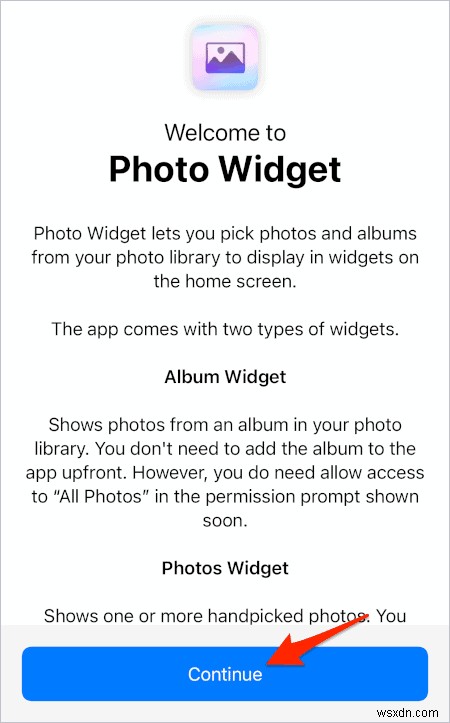 การปรับแต่งวิดเจ็ตรูปภาพ iOS:เลือกรูปภาพโปรดของคุณสำหรับหน้าจอหลัก