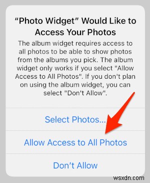การปรับแต่งวิดเจ็ตรูปภาพ iOS:เลือกรูปภาพโปรดของคุณสำหรับหน้าจอหลัก