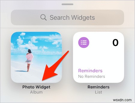 การปรับแต่งวิดเจ็ตรูปภาพ iOS:เลือกรูปภาพโปรดของคุณสำหรับหน้าจอหลัก