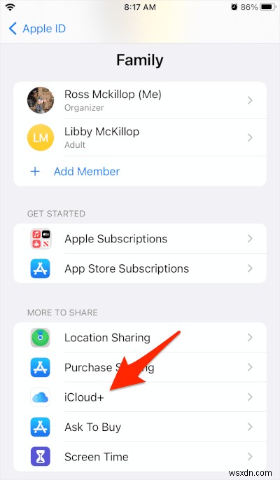 แชร์พื้นที่จัดเก็บข้อมูล iCloud ของคุณกับเพื่อนและครอบครัวได้อย่างง่ายดาย
