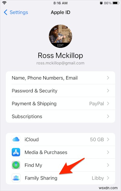 แชร์พื้นที่จัดเก็บข้อมูล iCloud ของคุณกับเพื่อนและครอบครัวได้อย่างง่ายดาย