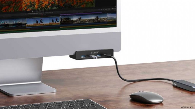 เรียกคืนโต๊ะของคุณ:แคลมป์ฮับ USB-C มูลค่า 15 ดอลลาร์สำหรับจอภาพของคุณสำหรับพอร์ตเพิ่มเติม