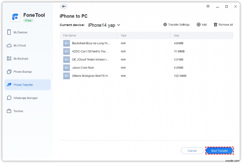 ซอฟต์แวร์โอนริงโทน iPhone ฟรีที่ดีที่สุดประจำปี 2026 – เรียบง่ายและปลอดภัย