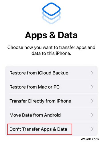 ตั้งค่า iPhone ของคุณอย่างรวดเร็วโดยไม่ต้องใช้ Apple ID