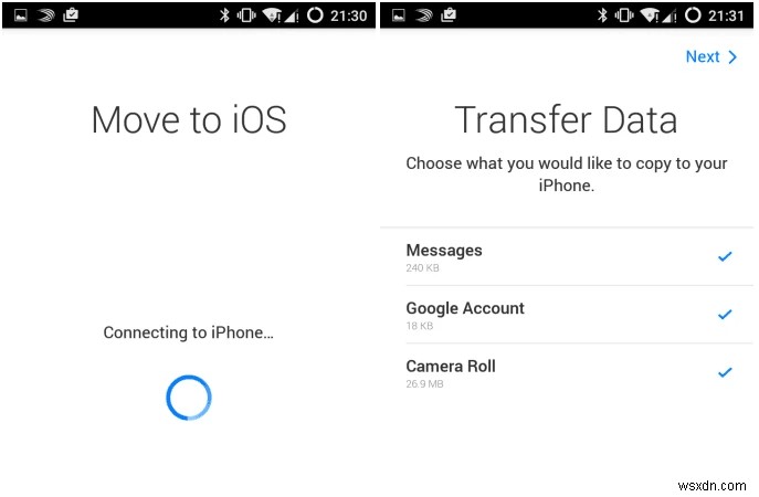 ย้ายรูปภาพ Android ไปยัง iPhone โดยไม่ต้องใช้พีซี:5 วิธีง่ายๆ