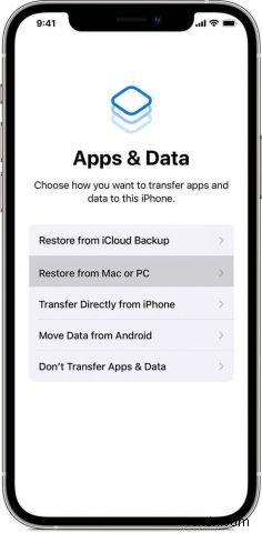 ถ่ายโอนข้อมูล iPhone ได้อย่างราบรื่นโดยไม่ต้องเริ่มต้นอย่างรวดเร็ว 