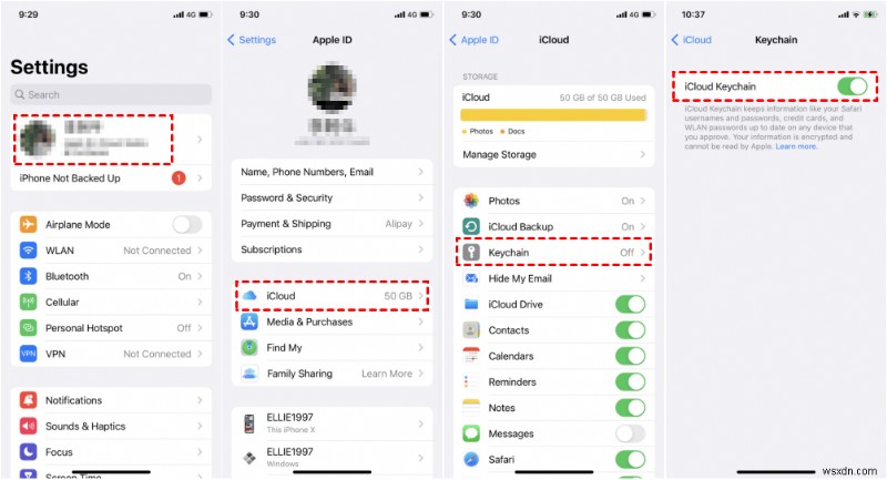 กู้คืนรหัสผ่านที่บันทึกไว้อย่างรวดเร็วบน iPhone ใหม่ของคุณ - 4 วิธีแก้ปัญหาง่ายๆ