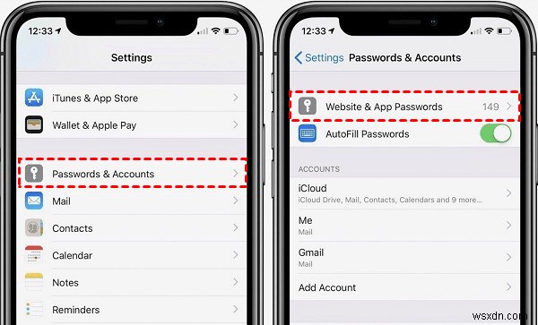 กู้คืนรหัสผ่านที่บันทึกไว้อย่างรวดเร็วบน iPhone ใหม่ของคุณ - 4 วิธีแก้ปัญหาง่ายๆ