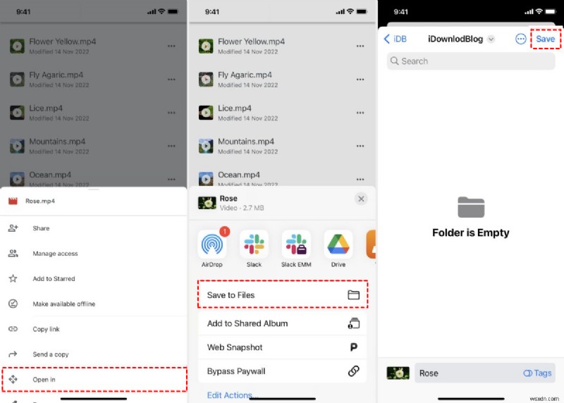 วิธีบันทึกวิดีโอ Google Drive โดยตรงไปยัง iPhone Camera Roll ของคุณ 