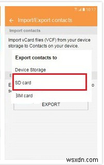 คัดลอกผู้ติดต่อ Android ไปยังการ์ด SD - 3 วิธีการพิสูจน์แล้ว 