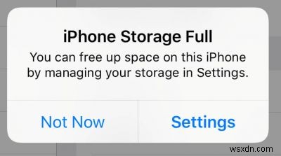 iPhone รายงานพื้นที่เก็บข้อมูลเต็มหลังจากลบไฟล์ทั้งหมด - การแก้ไขด่วน