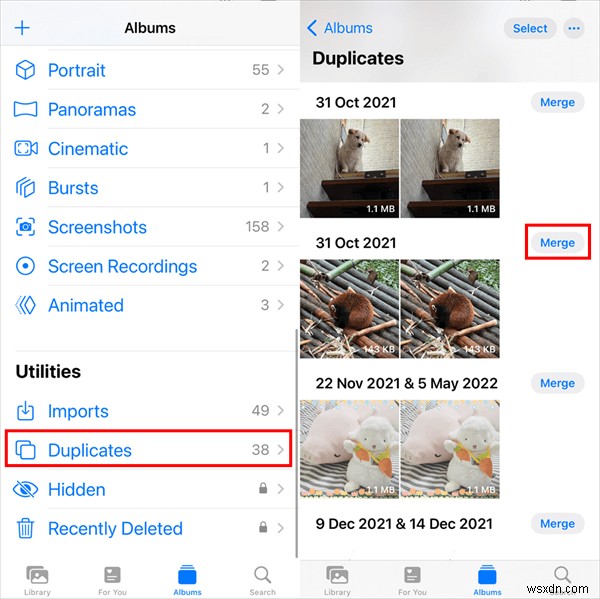 กู้คืนรูปภาพที่ซ้ำกันที่หายไปใน iOS 16 – แก้ไขทีละขั้นตอนอย่างรวดเร็ว 