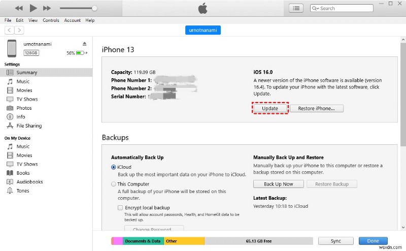 แก้ไข iPhone Stuck ใน  กำลังเตรียมการอัปเดต  สำหรับ iOS 18 - การแก้ไขด่วน 