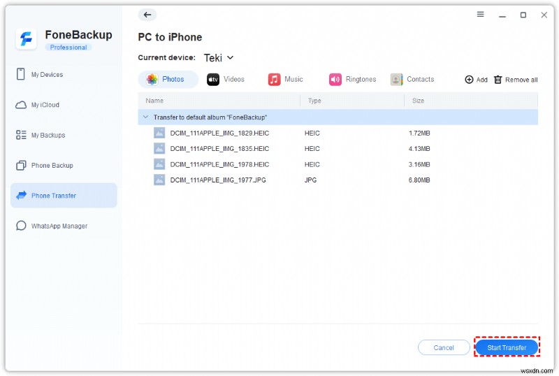 การถ่ายโอนข้อมูล Android ไปยัง iPhone ได้อย่างราบรื่นโดยไม่ต้องย้ายไปยัง iOS