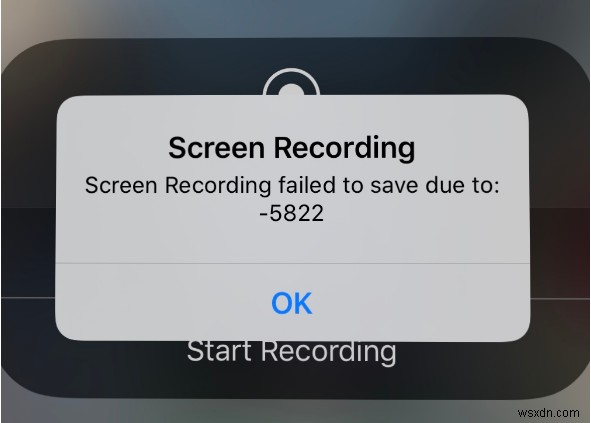 วิธีการกู้คืนการบันทึกหน้าจอ iPhone ของคุณเมื่อไม่สามารถบันทึกได้ (ข้อผิดพลาด -5823) 