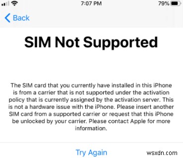แก้ไข ไม่รองรับ SIM บน iPhone:แก้ไขการเปิดใช้งานด่วน