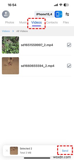 วิดีโอ AirDrop หายไปใช่ไหม ค้นหา MP4 ของคุณบน iPhone 6