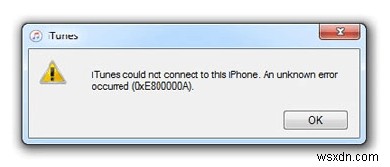 แก้ไขข้อผิดพลาด iTunes 0xE80000A บน Windows 11, 10, 8, 7:6 วิธีแก้ปัญหาง่ายๆ 