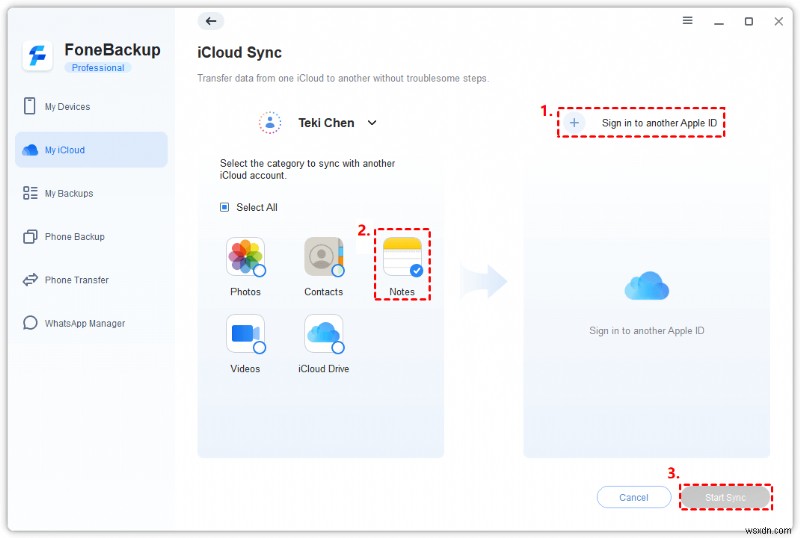 ถ่ายโอนบันทึกย่อระหว่างบัญชี iCloud:4 วิธีการพิสูจน์แล้ว 