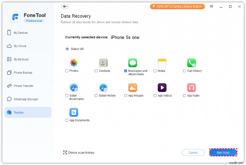 กู้คืนข้อความ iPhone ที่หายไปหลังจากอัปเดต iOS 17/18:5 แก้ไขที่ได้รับการพิสูจน์แล้ว 
