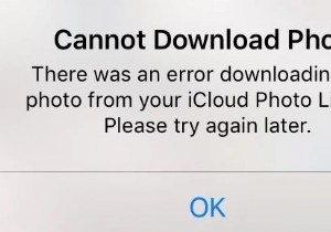 แก้ไขแล้ว:แก้ไขข้อผิดพลาดการดาวน์โหลดรูปภาพ iCloud อย่างรวดเร็ว 