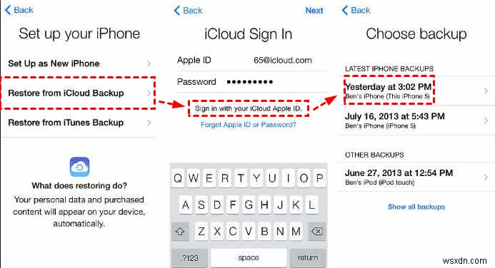 ถ่ายโอนข้อมูล iPhone 7+ ของคุณไปยัง iPhone 14/15 ใน 4 ขั้นตอนง่ายๆ 