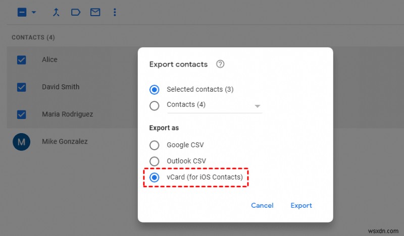 รวมรายชื่อ iPhone ข้าม Gmail, iCloud และ Outlook 