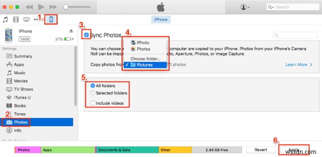ถ่ายโอนรูปภาพ iPhone ไปยังคอมพิวเตอร์ของคุณอย่างง่ายดายผ่าน USB:คำแนะนำทีละขั้นตอน