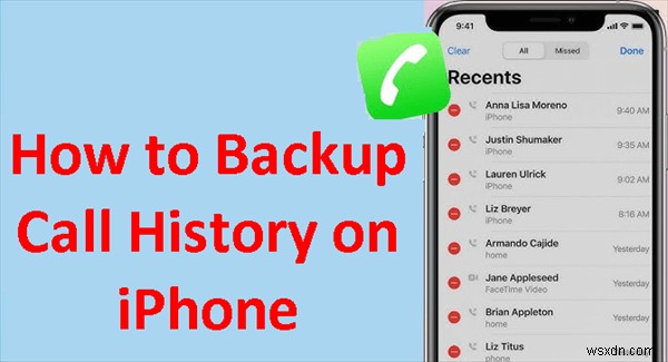 คำแนะนำทีละขั้นตอน:สำรองประวัติการโทร iPhone ของคุณอย่างปลอดภัย 