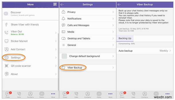 คำแนะนำทีละขั้นตอน:ถ่ายโอนข้อความ Viber ไปยัง iPhone หรือโทรศัพท์ Android ใหม่