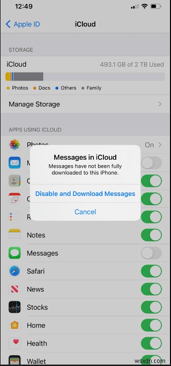 พื้นที่ iCloud ฟรี:แก้ไขข้อความมากเกินไป &เรียกคืน GB 