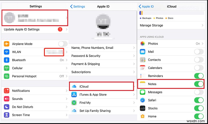 วิธีการกู้คืนบันทึกย่อที่หายไปหลังจากถ่ายโอน iCloud ไปยัง iPhone 15/14/13/12