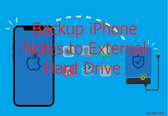 วิธีการสำรองข้อมูล iPhone Notes ไปยังฮาร์ดไดรฟ์ภายนอกอย่างปลอดภัย (คู่มือ PC และ Mac) 