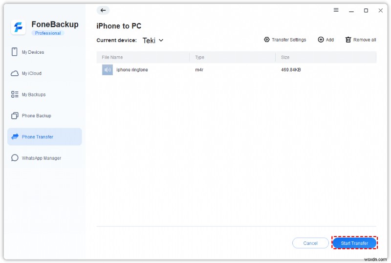 ถ่ายโอนเสียงเรียกเข้าแบบกำหนดเองไปยัง iPhone 13 Pro ใหม่ของคุณ - ขั้นตอนที่ง่าย ฟรี และปลอดภัย 