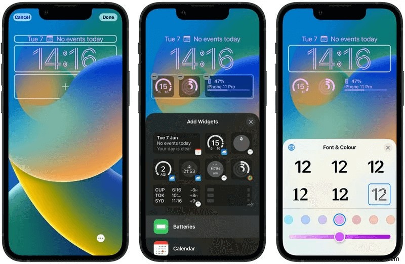 หน้าจอล็อค Master iOS 16:คู่มือฉบับสมบูรณ์เพื่อปรับแต่ง iPhone ของคุณ 