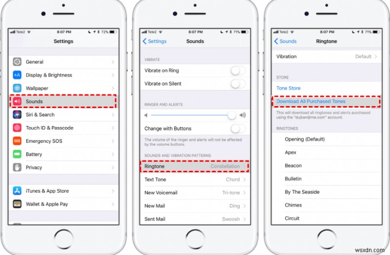 ถ่ายโอนเสียงเรียกเข้า iPhone แบบไร้สาย:คำแนะนำทีละขั้นตอน 