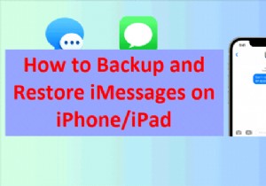 สำรองและกู้คืน iMessages บน iPhone และ iPad อย่างปลอดภัย - คำแนะนำทีละขั้นตอน 