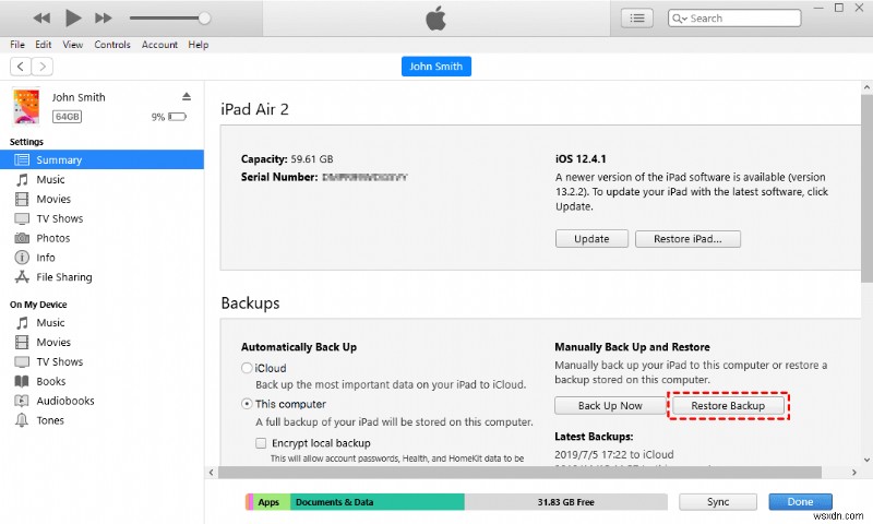 วิธีถ่ายโอนข้อมูล iPad ทั้งหมดของคุณโดยไม่มี iCloud – 3 วิธีการพิสูจน์แล้ว 