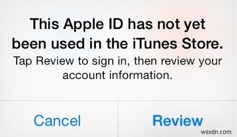 แก้ไข  Apple ID ที่ไม่ได้ใช้ใน iTunes Store  - คู่มือแก้ไขด่วน 