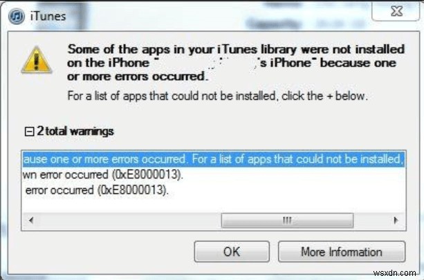 แก้ไขข้อผิดพลาด iTunes 0xE8000013 ระหว่างการเปิดใช้งาน iPhone - 6 โซลูชั่นที่ได้รับการพิสูจน์แล้ว