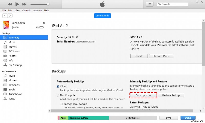 แก้ไขแล้ว:iPad ไม่สามารถสำรองข้อมูลไปยัง iCloud - แก้ไขได้ง่าย 