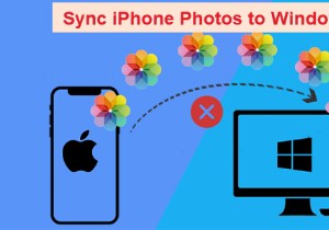 การซิงค์รูปภาพ iPhone ได้อย่างง่ายดาย:4 วิธีง่าย ๆ สำหรับ Windows 10/11 