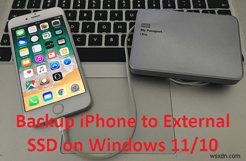 วิธีสำรองข้อมูล iPhone ของคุณโดยตรงไปยัง SSD ภายนอกบน Windows 10/11 - 2 วิธีการที่ได้รับการพิสูจน์แล้ว