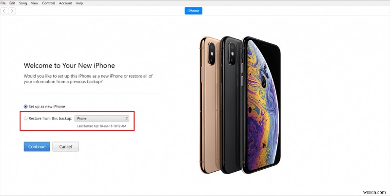 ทีละขั้นตอน:กู้คืนข้อมูลสำรอง iPhone ของคุณจาก iCloud หรือ iTunes ไปยังอุปกรณ์ใหม่ 