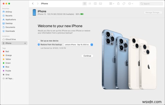 ทีละขั้นตอน:กู้คืนข้อมูลสำรอง iPhone ของคุณจาก iCloud หรือ iTunes ไปยังอุปกรณ์ใหม่ 