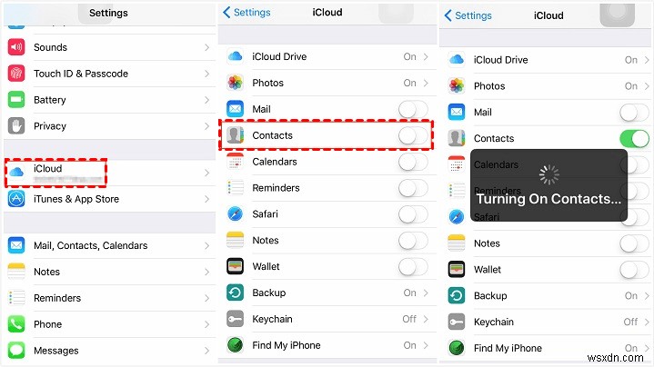 กู้คืนผู้ติดต่อที่หายไปบน iPhone 14, 13 และ 12 - ขั้นตอนที่ง่ายและรวดเร็ว
